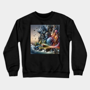 Harmony of the Cosmic Symphony Crewneck Sweatshirt